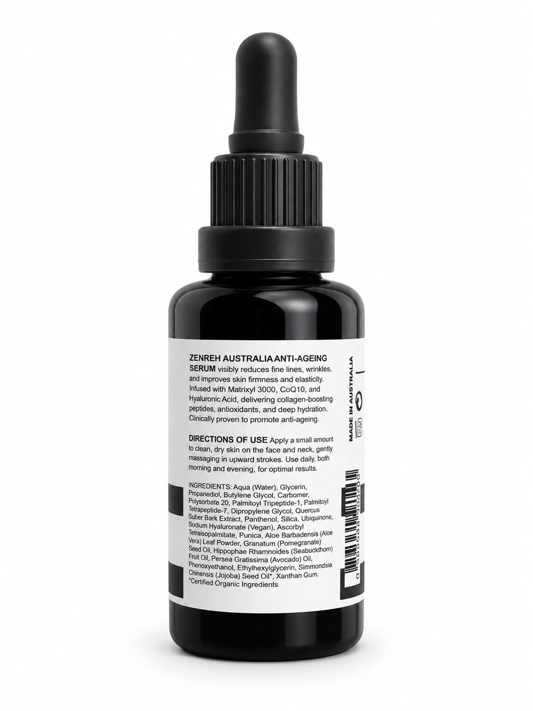 Zenreh Australia Anti-Ageing Peptide+CoQ10 Renewal Serum 30ml - Image 3
